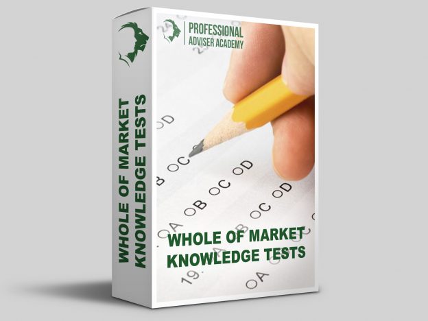 The Whole of Market - Knowledge Tests course image